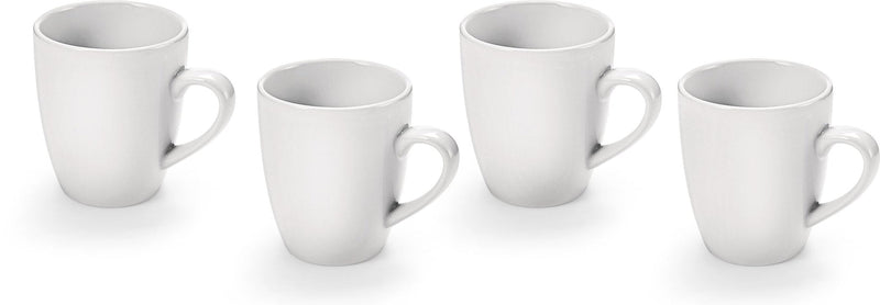 Stoneware Mug Set, 12-oz, Dishwasher and Microwave Safe, 4-pc M6869
