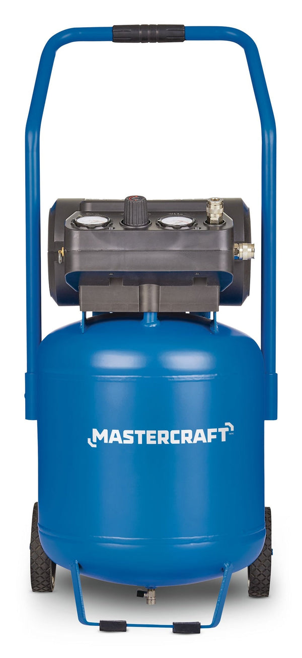 10-Gallon Oil-Free Portable Vertical/Horizontal Air Compressor, 135 PSI, 1.8 HP V9626