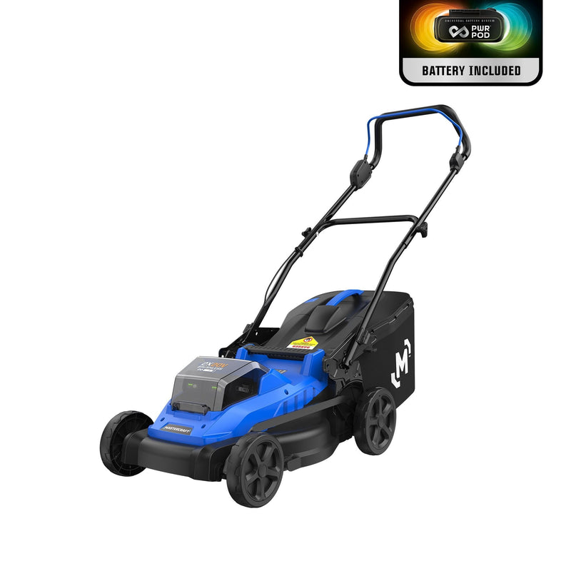 2 x 20V Cordless 18-in Brushless Push Lawn Mower Kit with 2 5 Ah Batteries and Charger J4679