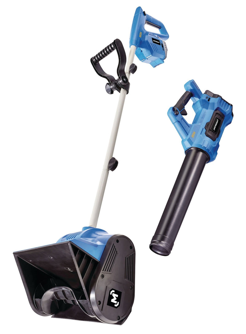 20V Brushless 5.0Ah Snow Shovel & Blower Combo Kit, Compatible D9198