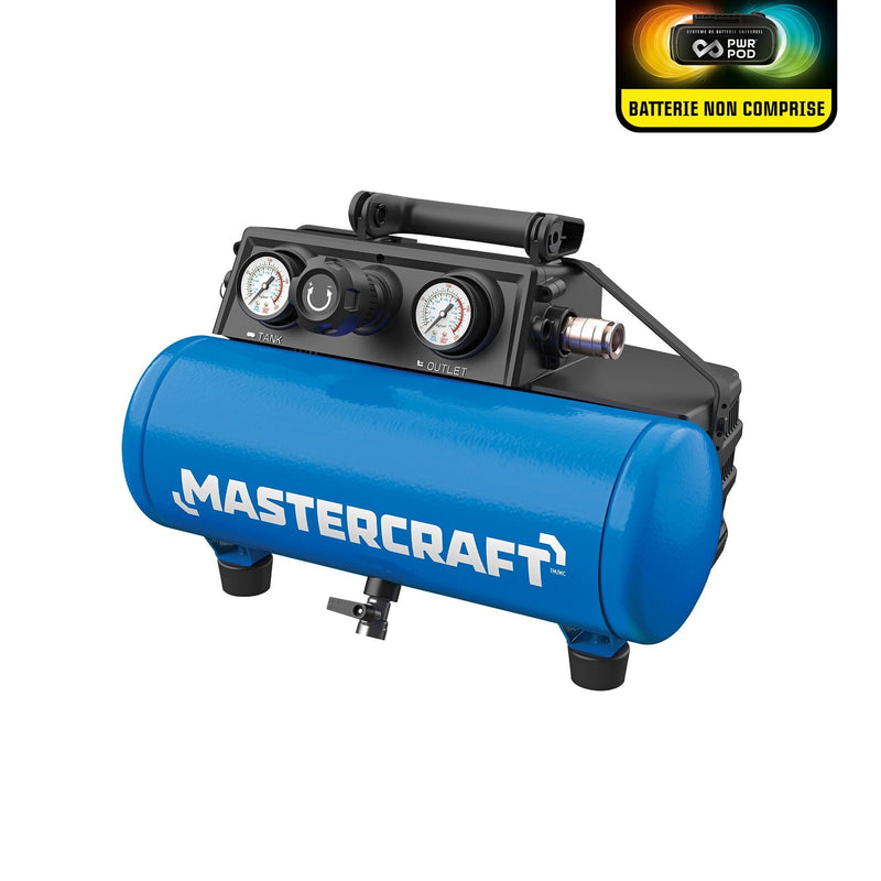 20V Cordless 1-Gallon Air Compressor, Tool Only, Compatible S6493