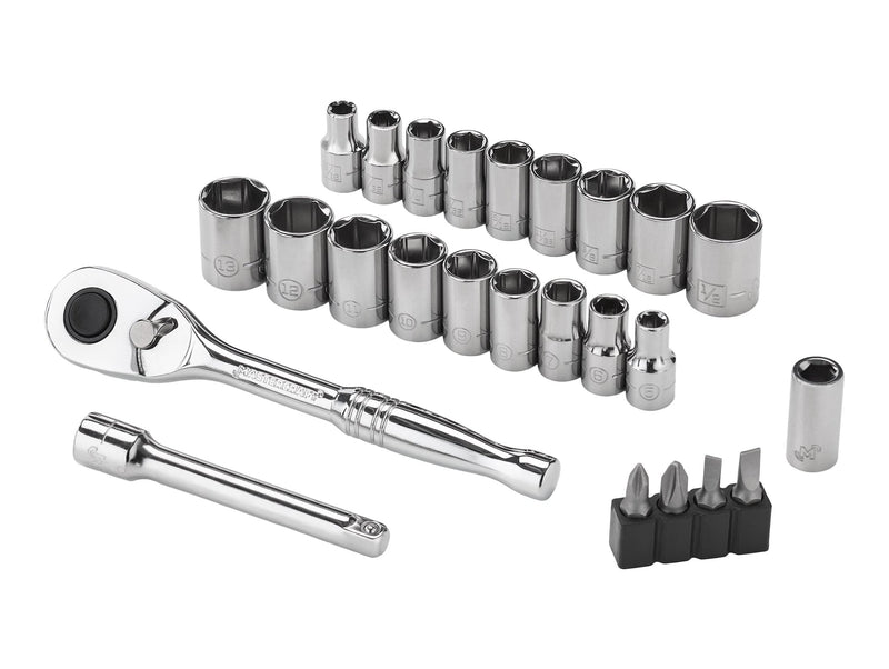 25 Piece 1/4" Drive Socket Set E2832