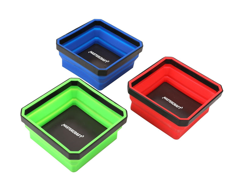 3 Piece Collapsible Magnetic Parts Tray V4349