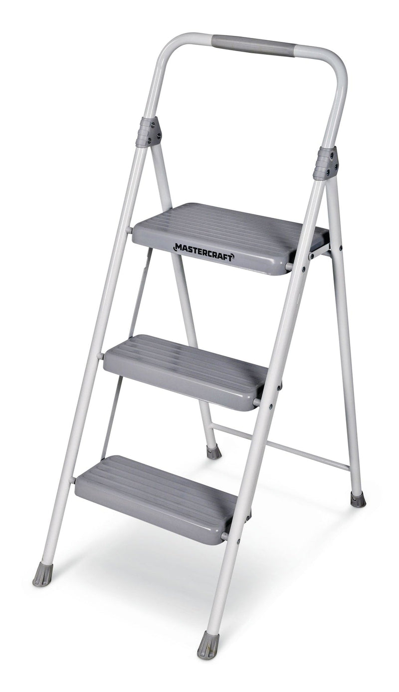 3-Step Metal Folding Step Stool, 225-lb, 3.2 ft X2721
