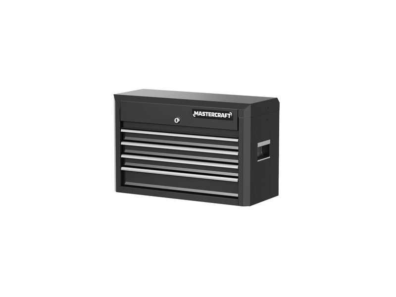 4-Drawer Tool Storage Chest with Liners, Black, 24-in T2630