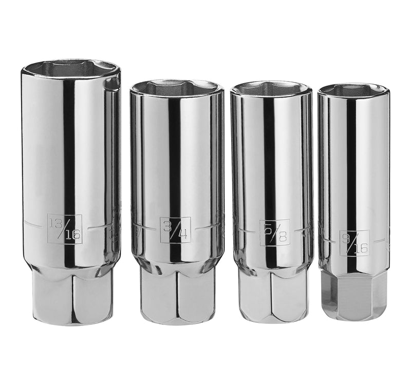 4 Piece 3/8" Drive Spark Plug Socket Set SAE Z2589