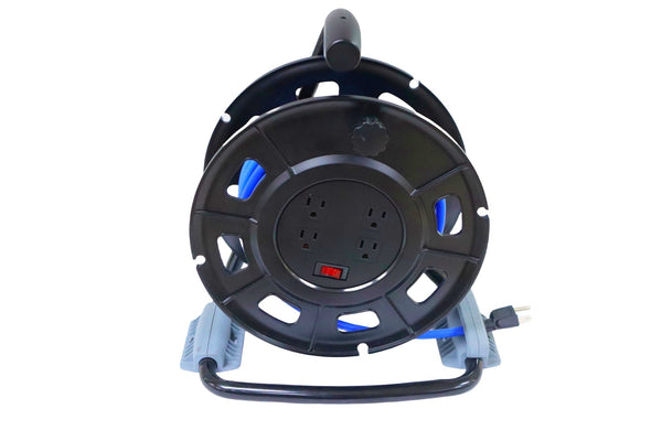 50-ft 14-Gauge Black Cord Reel with Stand A2287