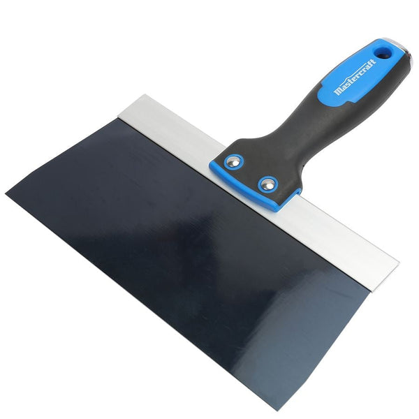 Drywall Patching & Taping Knife with Solvent-Resistant Blue Steel Blade, 8-in T1862