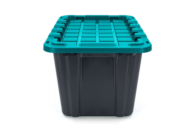 Heavy-Duty Storage Tote, 102-L, Teal V3992