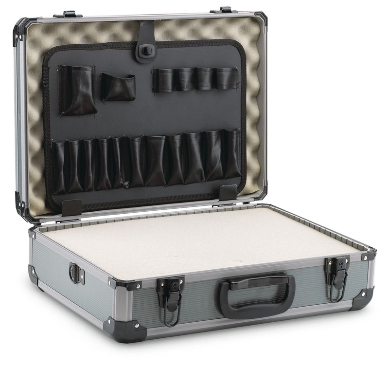 Portable Aluminum Case with Adjustable Strap, Lockable, 18-in K8942