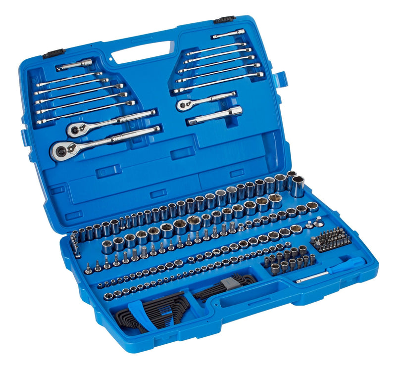 Socket Set, 233-pc, SAE / Metric, Nickel-Chrome Plating L4766
