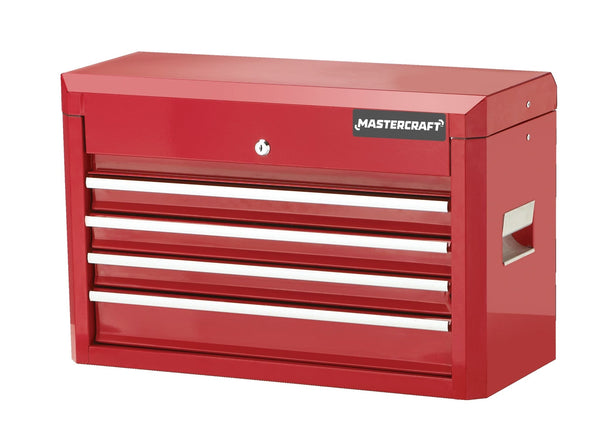 Tool Chest with 4 Drawers, Deep Red, 24-in M3402