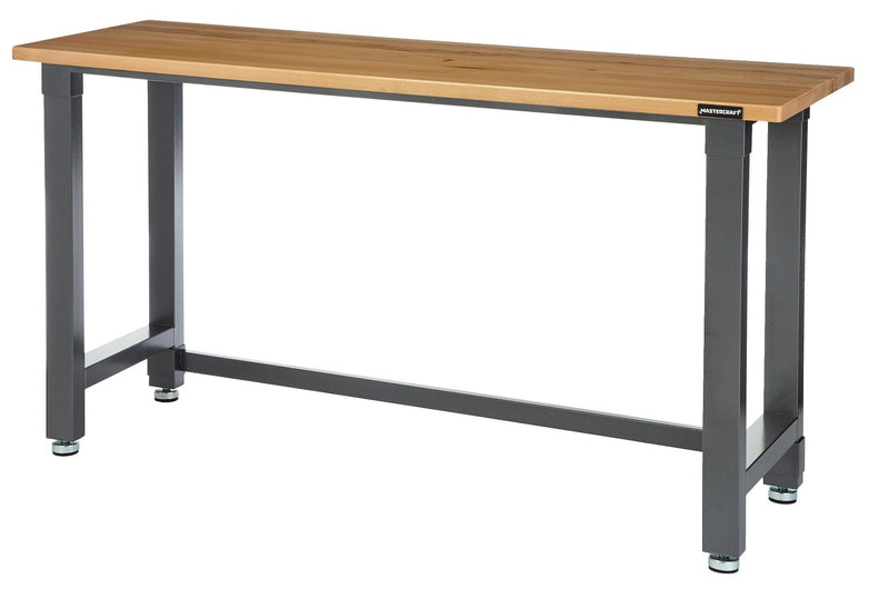 Wooden Top Work Bench, 72 x 24 x 37.5-in K4157