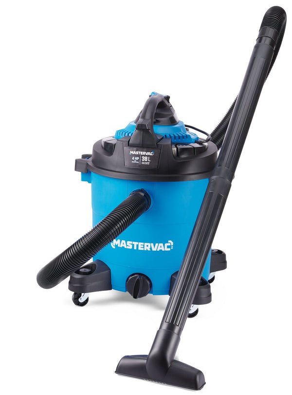 Mastervac VBVA1010PF 4.0 Peak HP Wet/Dry Shop Vacuum with Detachable Blower, 37-L E1870