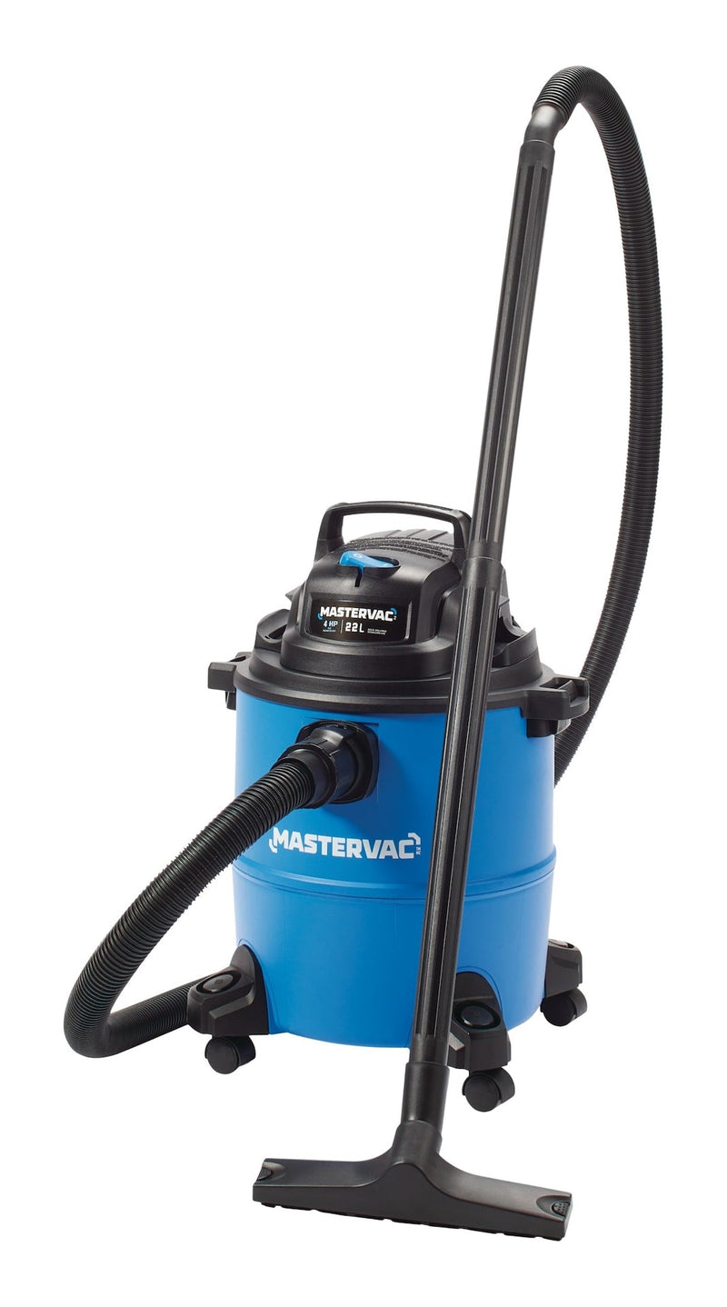 Mastervac VOC608PF 4.0 Peak HP Wet/Dry Shop Vacuum with Hose & Accessories, 22-L Y5858