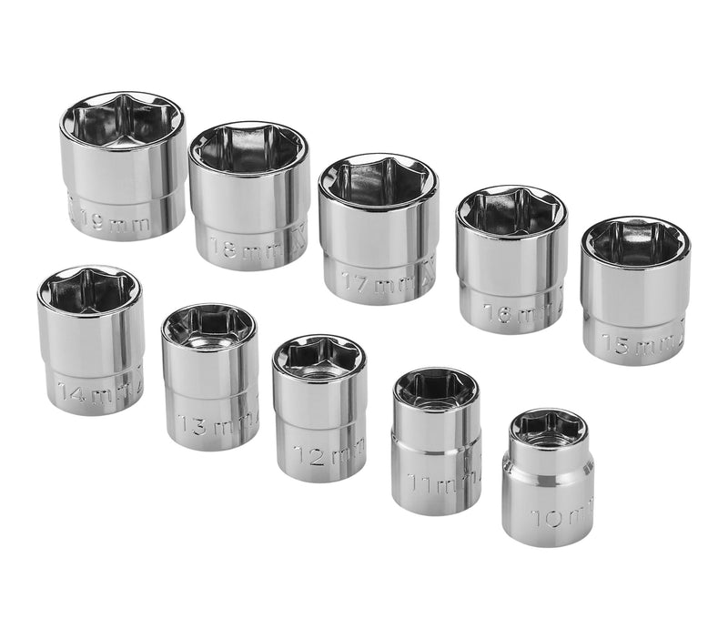 10 Piece 3/8" Drive Low Profile Socket Rail F3688