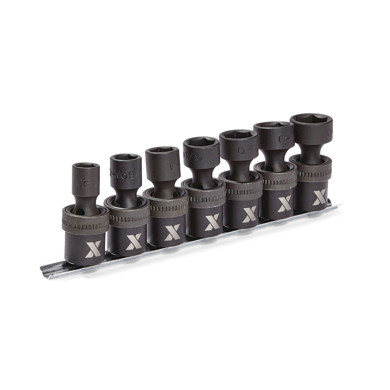 1/2-in Drive Swivel Impact Socket Set, 7-pc, SAE, Cr-Mo W5309
