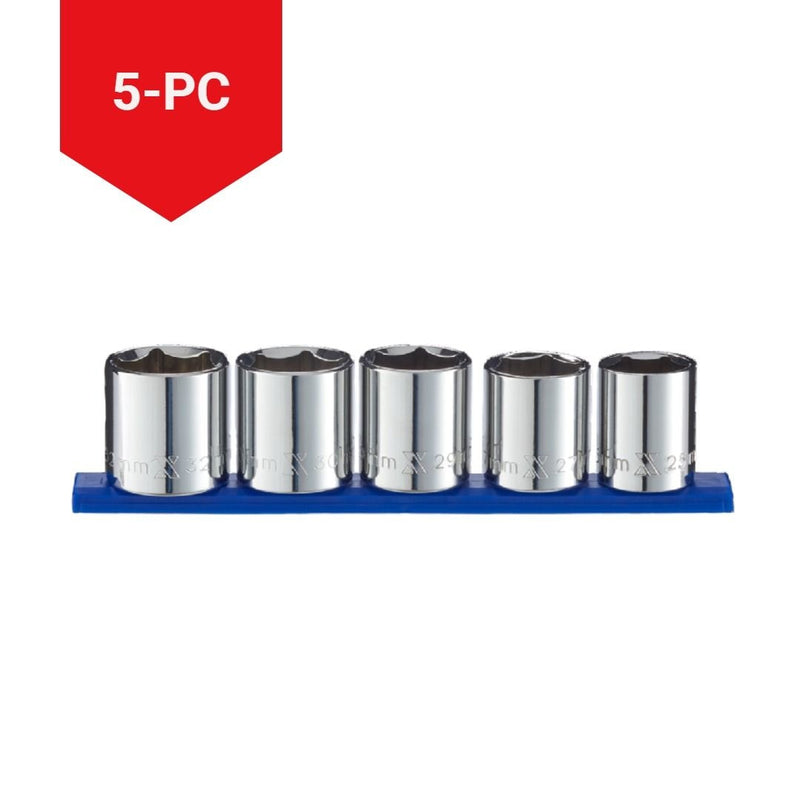 1/2-in Drive XL Socket Set, Metric, 5-pc U3054