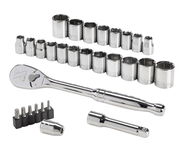 29 Piece 3/8" Drive Metric Socket Set E0517