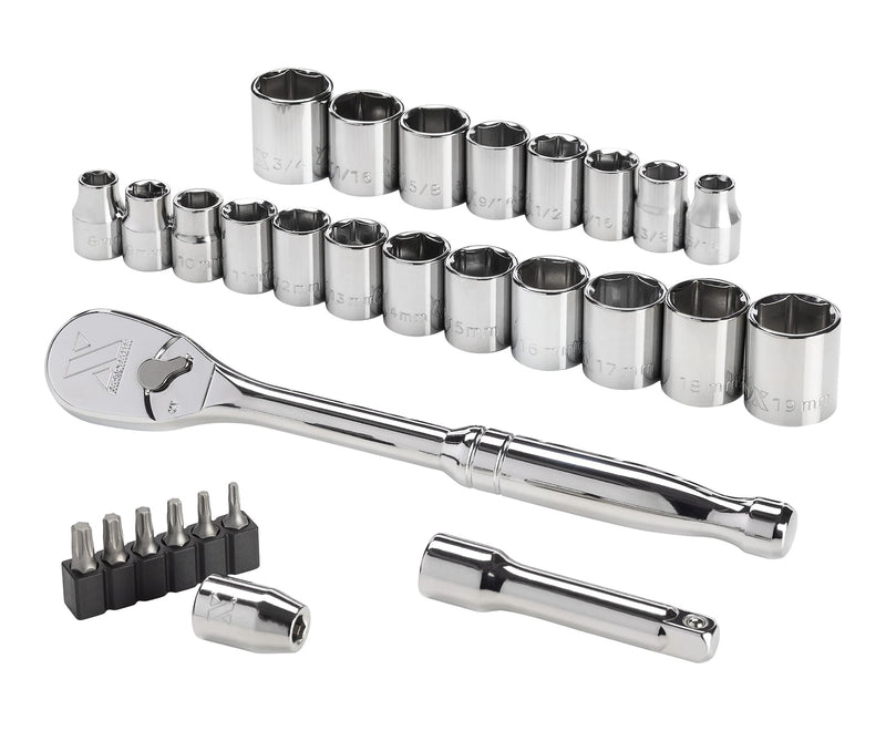 29 Piece 3/8" Drive Metric Socket Set E0517