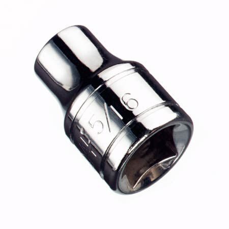 3/8-in Drive Assorted Sizes Regular Socket, 6-Point, Nickel-Chrome Plating L3261
