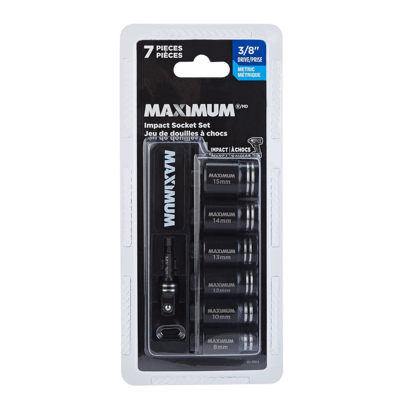 Impact Driver Socket Set, Metric, 7-pc H5649