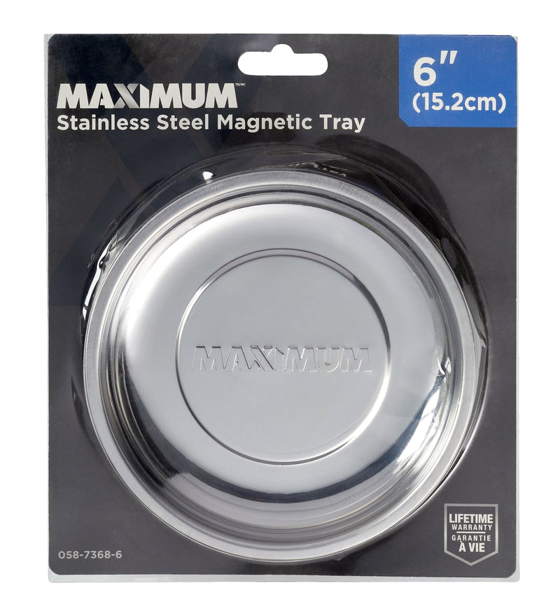 Magnetic Tool Bowl Tray/Holder, Stainless Steel F3181