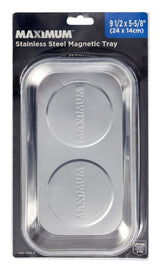 Magnetic Tool Rectangle Tray/Holder, Stainless Steel