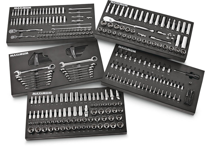 Professional Grade Socket Set, 346-pc, CRV, Nickel-Chrome Plating W0307