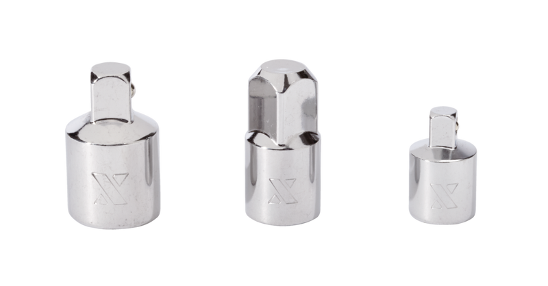 Socket Adapter Set, 3-pc, Nickel-Chrome Plating V0400