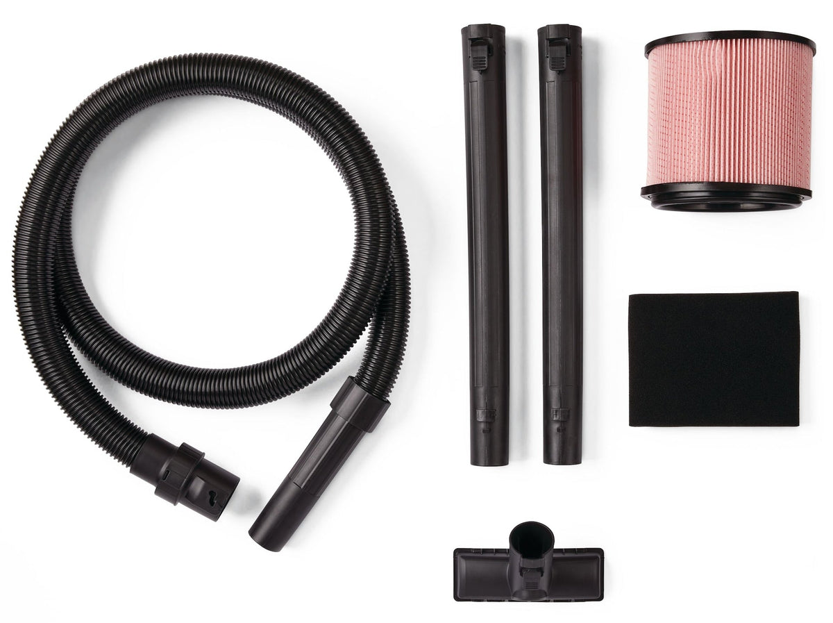 VJF608PF 4 Peak HP Wet/Dry Shop Vacuum with Hose & Accessories, 22-L
