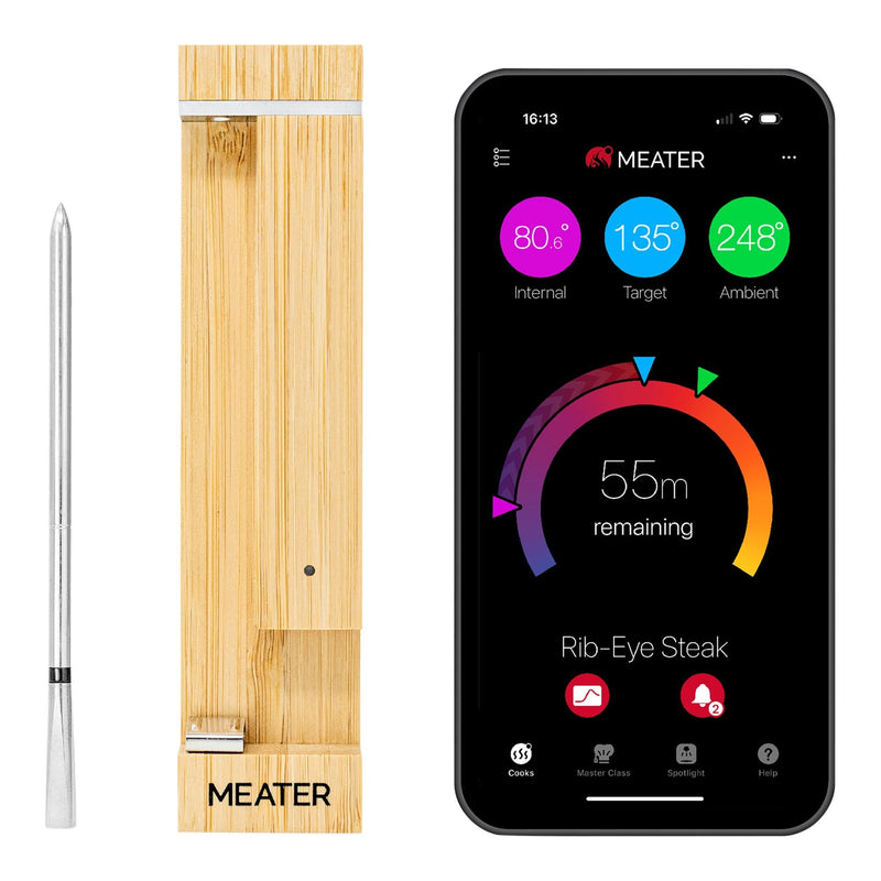2 Plus Wireless BBQ Food & Meat Thermometer with Wireless, Silver K0583