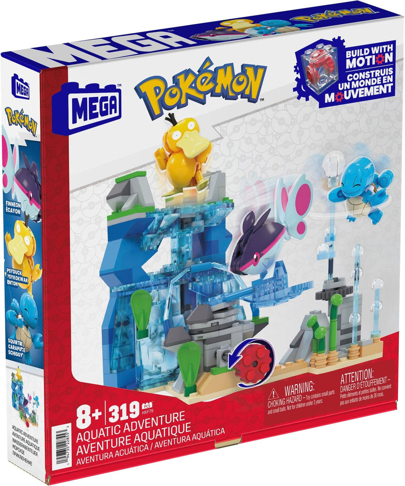 Mega Adventure Builder Aquatic Adventure Toy Building Set, 319-pc V5052