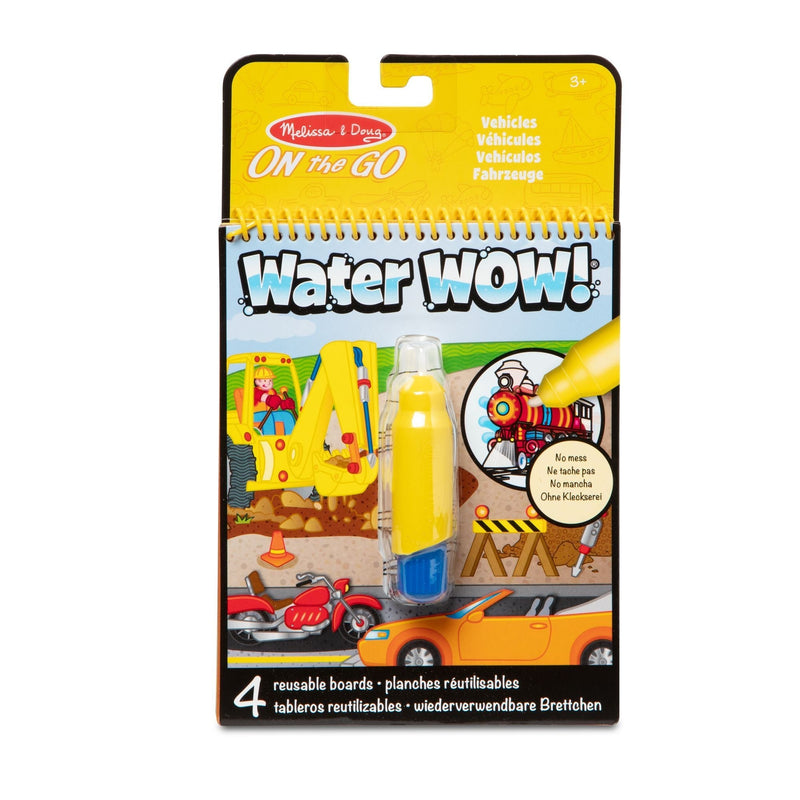On the Go Water Wow! Reusable Water-Reveal Activity Pad - Vehicles M3380