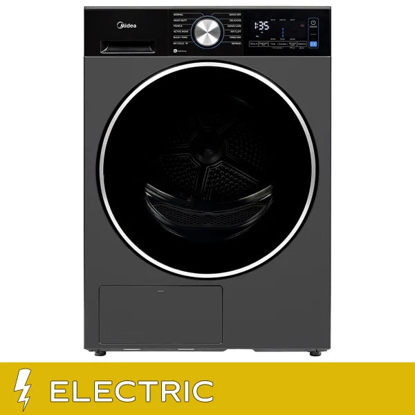 4.4 cu. ft. Graphite Steel Electric Ventless Dryer with Heat Pump and Stacking Kit Y4771