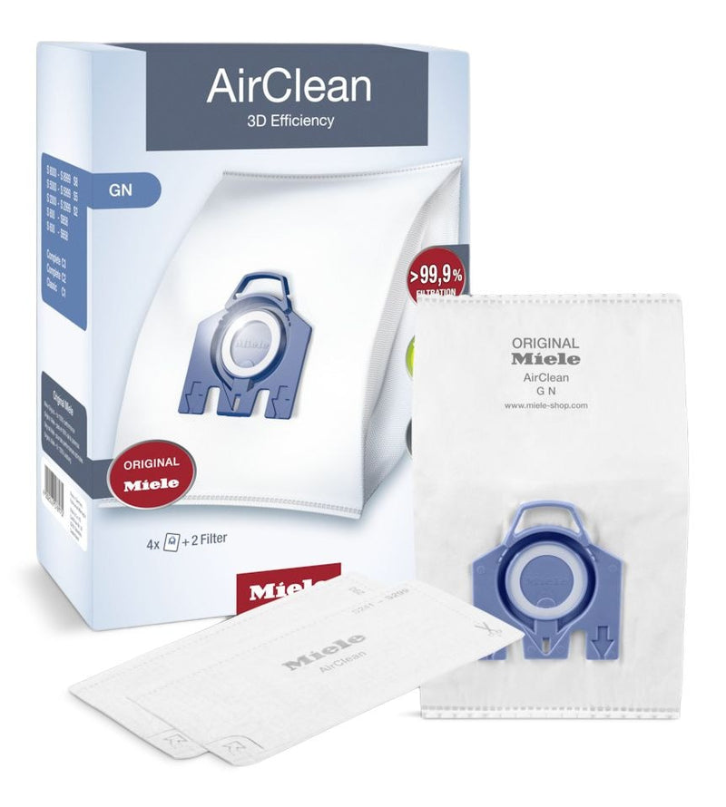 Miele AirClean 3D GN Dust Bags, 4-pk A2214