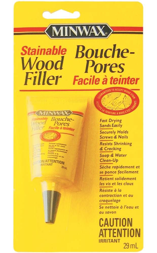 Stainable Interior/Exterior Wood Filler, Latex-Based, 29-mL M4991
