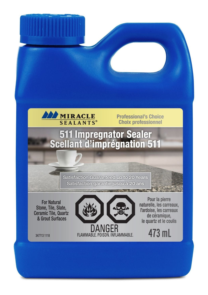 511 Impregnator Sealer For Stone, Ceramic, Quartz, Granite, Clear, 473-mL O5293
