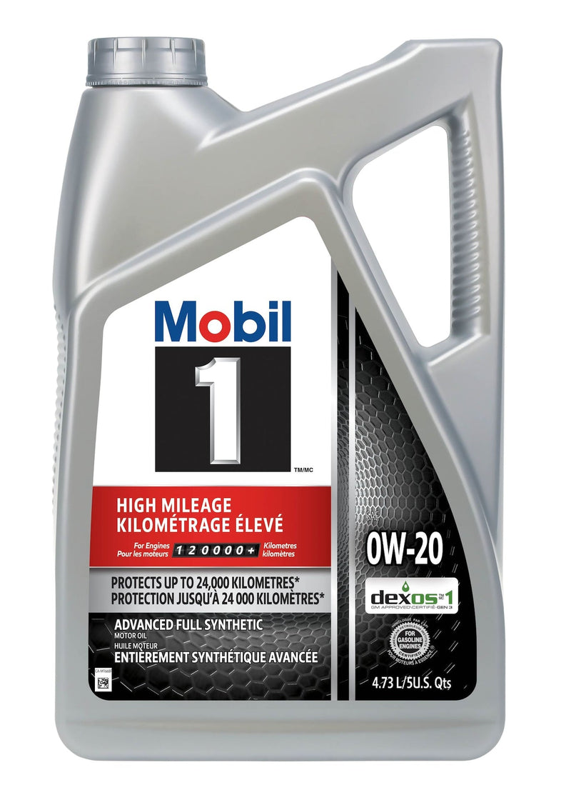 High Mileage 0W20 Synthetic Engine/Motor Oil, 4.73-L C9052