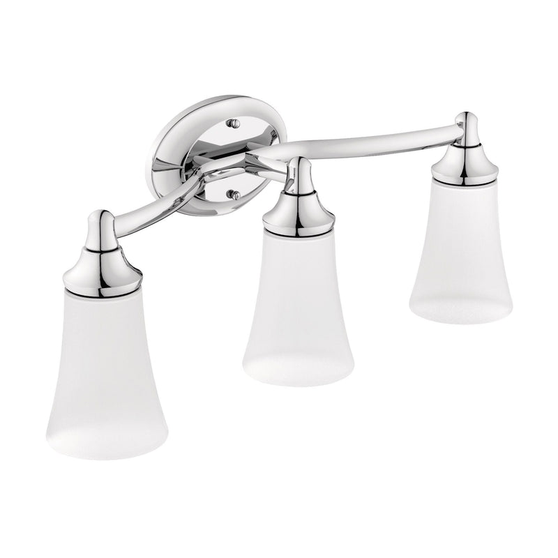 EVA 3-Light Vanity Lighting Fixture, Chrome G4780