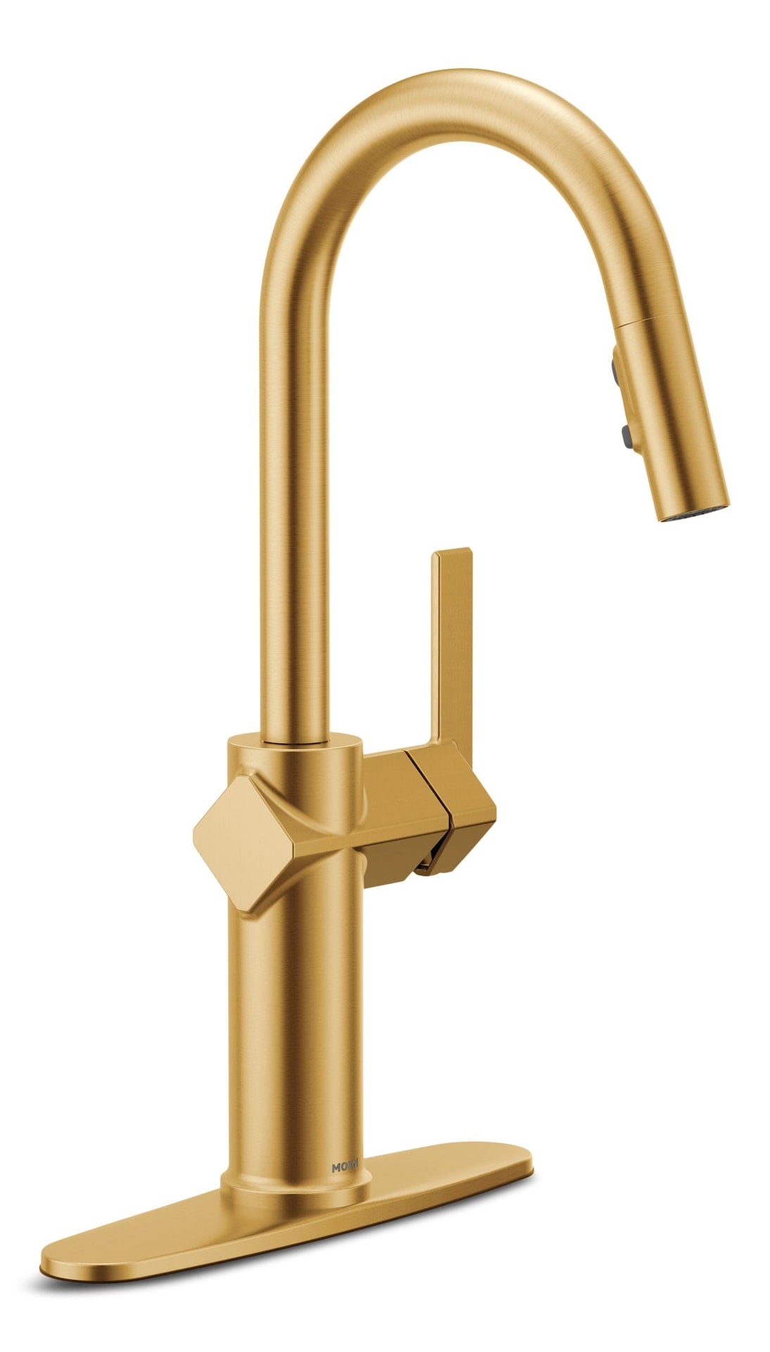 1-Handle Pull-Down Kitchen Faucet, Brushed Gold
