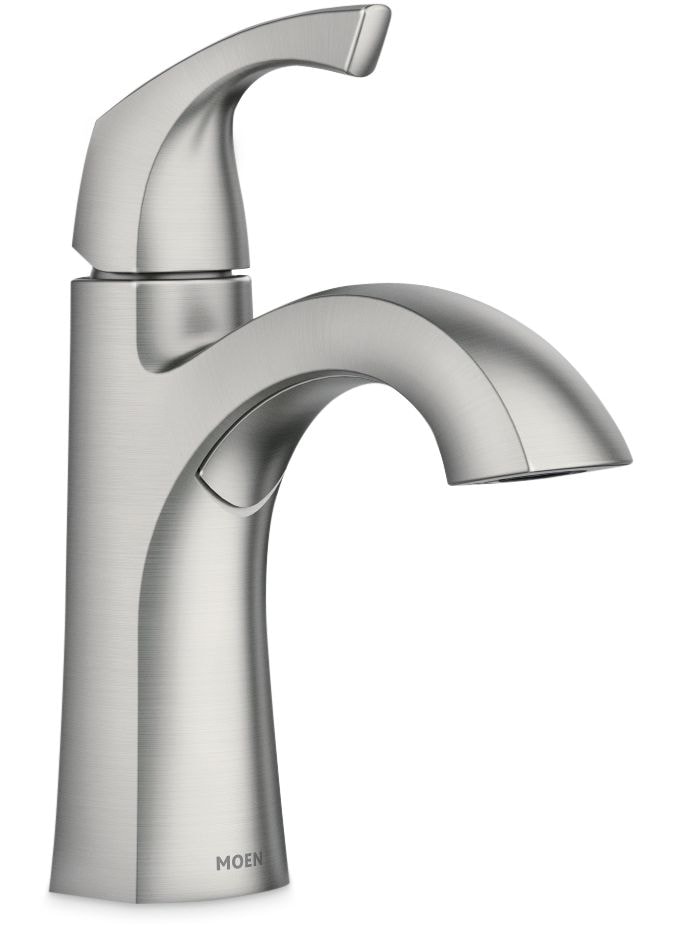 Lindor Single Handle Bathroom Faucet, Spot-resistant Brushed Nickel E0796