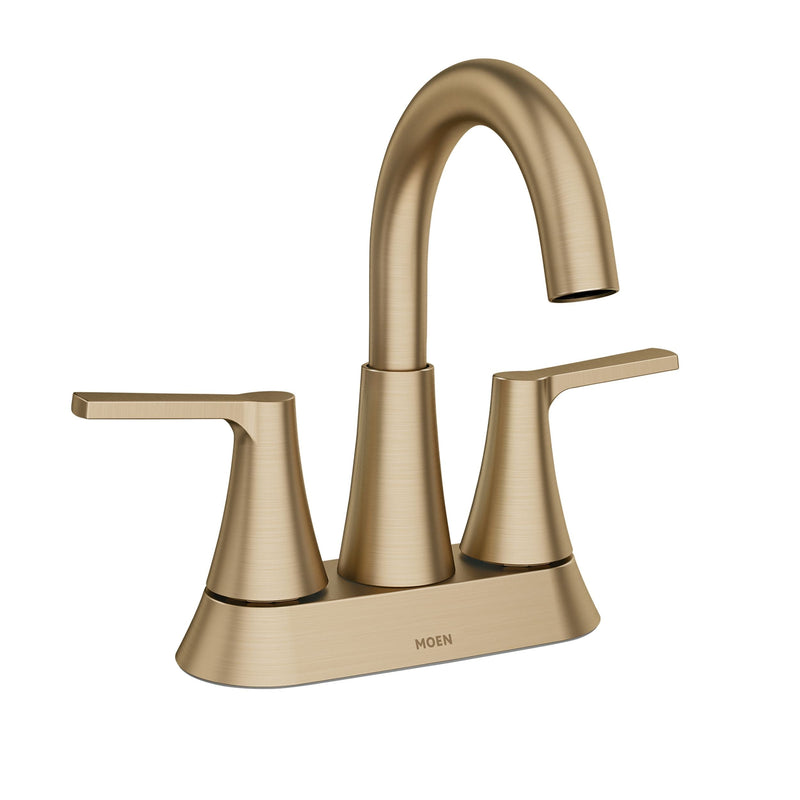 Mikah Double Handle Bathroom Faucet, Bronzed Gold D1892