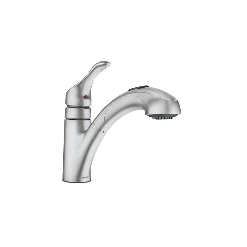 Renzo Single-Handle Pull-Out Kitchen Faucet, Spot-resistant Stainless G0883