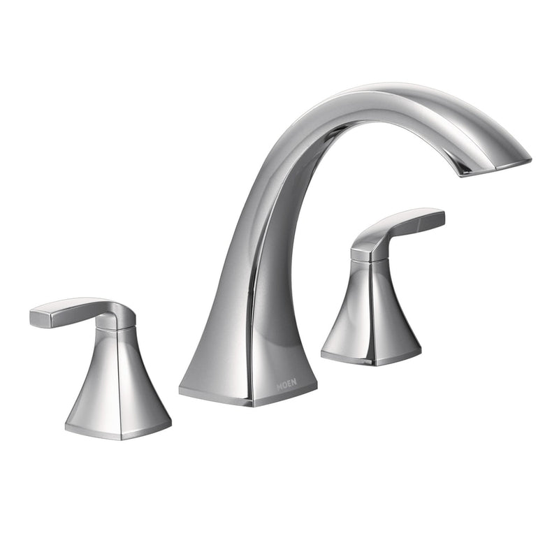 Voss 2-Handle Deck Mount Roman Tub Faucet Trim Kit, Valve Required, Chrome L3120