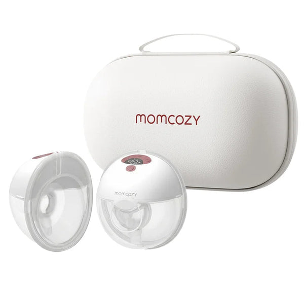 Momcozy Smart Breast Pump + Milk Storage Bags + Breast Pump Wipes D7971