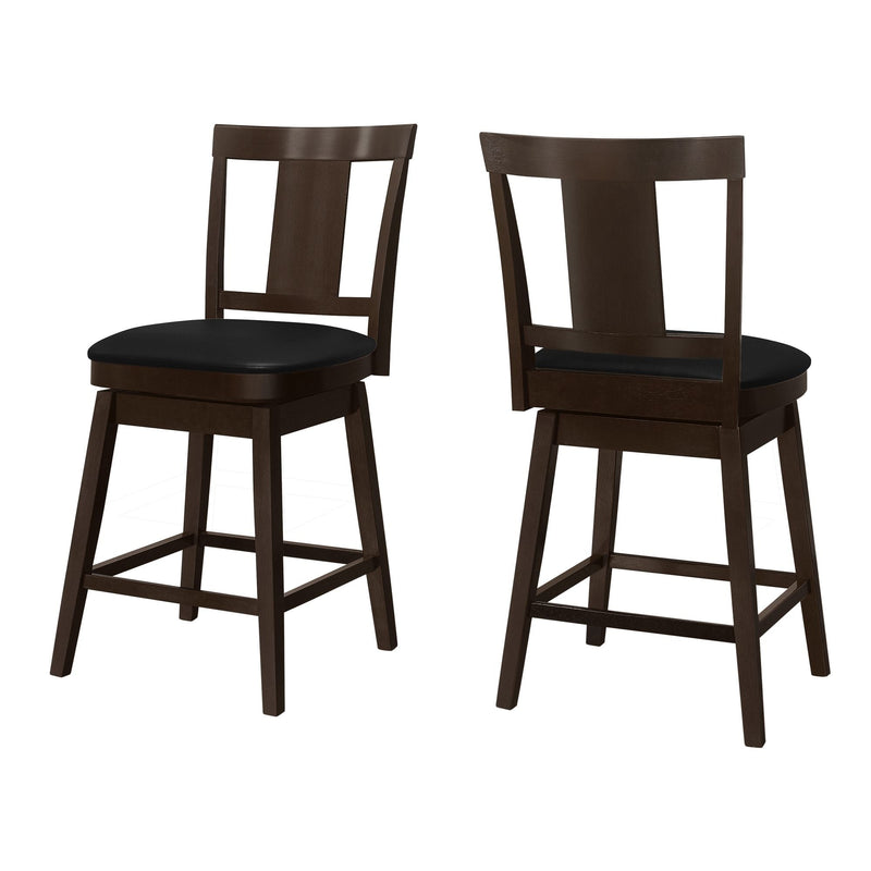 Specialities Panel Swivel Barstool Set, 39-in, 2-pc O5168