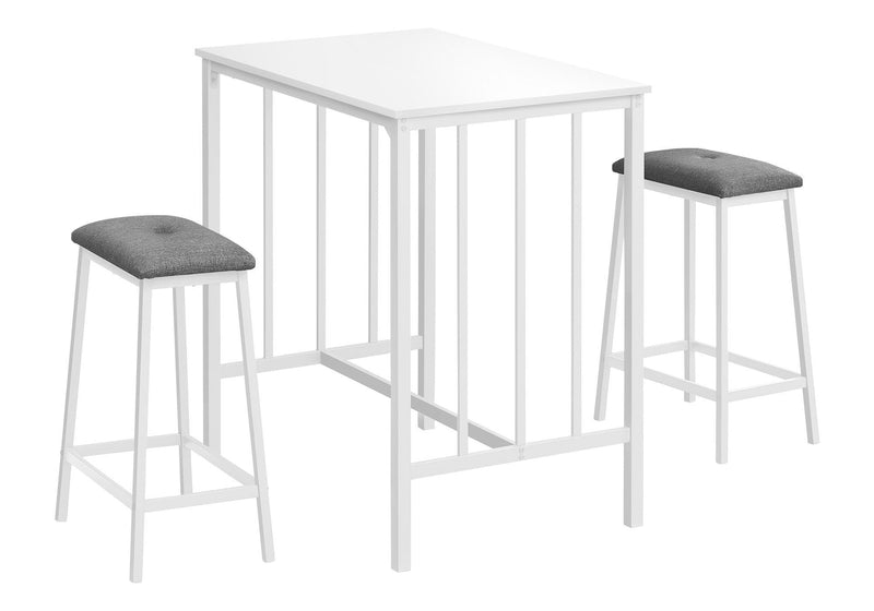Specialties Contemporary Bistro Set, White, 3-pc Y7936