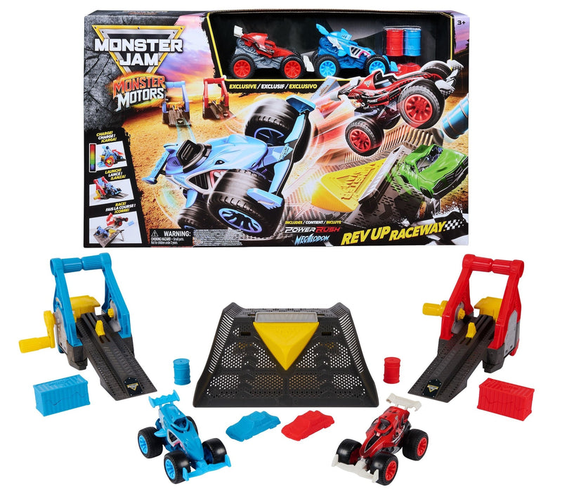 Monster Jam 1:64 Deluxe Light Up Playset Q4156