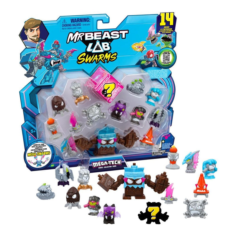 Swarms Hyper Fusion Series Mega Lab Pack, 14-pc, Assorted Figures Y0685